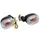 CLIGNOTANT SCOOT ADAPTABLE PEUGEOT 50 TKR, TREKKER, SQUAB AR TRANSPARENT/NOIR (PAIRE) ** -REPLAY