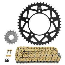 KIT CHAINE ADAPTABLE YAMAHA 900 TRACER 9 2021> 525 16x45 (DIAM COURONNE 112/138/10.5) (DEMULTIPLICATION ORIGINE) -AFAM
