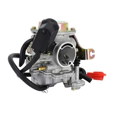 CARBURATEUR SCOOT ADAPTABLE SCOOT 50 CHINOIS 4T GY6,139QMB/KYMCO 50 AGILITY 4T/PEUGEOT 50 V-CLIC 4T/SYM 50 ORBIT 4T/BAOTIAN 50 BT49QT 4T (DIAM 19mm) -P2R QUALITE PREMIUM