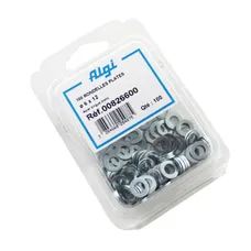 RONDELLE PLATE ACIER DIAM 6x12 (BLISTER DE 100) (00826600) -ALGI