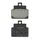 PLAQUETTE DE FREIN POLINI POUR APRILIA 125 HABANA, 125 LEONARDO, 100 SCARABEO, 125 SR, 125 MOJITO (L 53.8mm - H 50.7mm - P 8mm) (174.0028) (ORIGINAL)