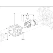 Groupe cylindre-piston-axe