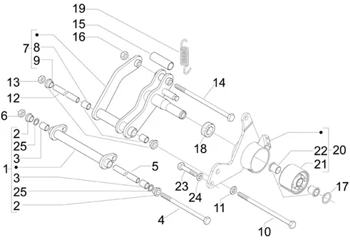 Bras oscillant