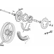 Roue arrière