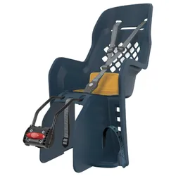 PORTE BEBE/SIEGE ENFANT ARRIERE POLISPORT A FIXER SUR CADRE JOY JEANS COUSSIN JAUNE (9 A 22Kgs) HOMOLOGUE EN 14344