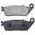 BRAKE PAD SET NEWFREN FOR KAWASAKI Z750 2007>2012, Z800 2013>2016 FRONT/TRIUMPH 675 STREET TRIPLE 2008>2017AV/HONDA 125 FORZA 2015> FRONT (L 39 mm - H 102 mm - P 8.3 mm) (FD0132BE) (ELITE ORGANIC)