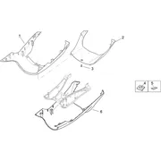Carrosserie centrale-Sous-rep-pieds
