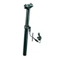 TIGE DE SELLE VTT TELESCOPIQUE SWITCH ALU NOIR DIAM. 27,2 L390mm (REGLAGE PAR CABLE EXTERNE 0/125mm) FIXATION CINTRE