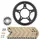 KIT CHAINE ADAPTABLE SUZUKI 600 GSF BANDIT 1995>1999, GSF S BANDIT 1996>1999 530 15x47 (DIAM COURONNE 87/110/10.5) (DEMULTIPLICATION ORIGINE) -JT SPROCKETS/DID