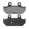 PLAQUETTE DE FREIN POLINI POUR SUZUKI 400 BURGMAN 2007> AR, 650 BURGMAN 2002 AR / MALAGUTI 125 MADISON 2006>2009 AR (174.0104) (ORIGINAL)