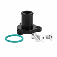 FITTING OF COOLANT HOSE OF CYLINDER HEAD 50CC GEARED MOTORCYCLE TOP PERF FOR DERBI 50 SENDA 2006>, GPR 2006>/GILERA 50 SMT 2006>, RCR 2006> (ENGINE PIAGGIO EURO 3, 4) (FOR CYLINDER HEAD 22052)