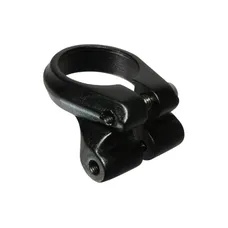 SEATPOST CLAMP WITH MOUNTING KIT CARRIER ALUMINIUM BLACK DIAMETER 31,8 mm