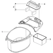 Logement casque - Dessous de selle