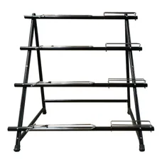 SHOP DISPLAY STAND 4 BICYCLES ON 4 LEVELS BLACK -BICISUPPORT