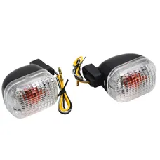 CLIGNOTANT SCOOT ADAPTABLE PEUGEOT 50 TKR, TREKKER, SQUAB AR TRANSPARENT/NOIR (PAIRE) ** -REPLAY