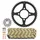 KIT CHAINE ADAPTABLE SUZUKI 125 RV VANVAN 2007>2018 428 15x49 (DIAM COURONNE 64/84/10.5) (DEMULTIPLICATION ORIGINE) -JT SPROCKETS