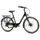 CONVENTIONAL BICYCLE CITY BIKE 26 LEADER FOX DOMESTA 2025 WOMEN'S BLACK 7-SPEED FRAME ALUMINIUM 19 INCHES (SIZE ADULT 175 TO 183 cm)