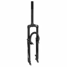 MTB FORK 26 " M-W TO SUSPENSION STEEL RESSORT/ELASTOMERE FOR V-BRAKE AND DISC BLACK DEB. 50 mm PIVOT (240/85 mm) THREADED 1"1/8-25,4 INNER