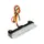 FEU ARRIERE UNIVERSEL REPLAY A LEDS BARETTE TRANSPARENT/NOIR AVEC STOP (6 LEDS ROUGES) (HOMOLOGUE CE)