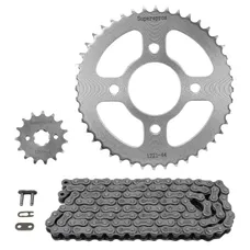 KIT CHAINE ADAPTABLE HONDA 125 CBR R 2011>2019 428 15x44 (DEMULTIPLICATION ORIGINE) -SUPERSPROX