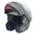CASQUE MODULABLE MT HELMETS ATOM SV DOUBLE ECRANS UNI TITANE MAT XS