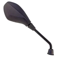 ADAPTABLE REAR-VIEW MIRROR GILERA 50 RUNNER 2008>, 125 RUNNER 2008> RIGHT BLACK (OE CM175017) (CE APPROVED) -P2R SELECTION
