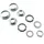 SET OF CRANKSET BMX STEEL (DIAMETER EXTERNE OF CUVETTES 51.5 mm) (KIT)