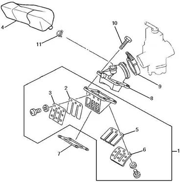 Carburateur complet - Raccord d'admission