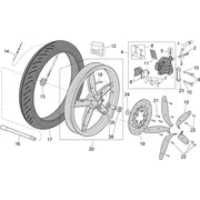 Roue Av. F.D.