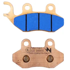 PLAQUETTE DE FREIN NEWFREN POUR SYM 125 SYMPHONY 2009> AV, 125 FIDDLE III 2014>2017 AV / PEUGEOT 50-125-150 TWEET 2010> AV, 125-200 LXR 2010> AV (FD0219SE) (ELITE METAL FRITTE)