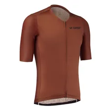 CYCLING JERSEY GIST SUMMER PODIUM SLEEVES SHORT ZIP TOTAL RED BRIQUE XL -5359