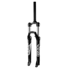 MTB FORK 26 " ZOOM VAXA 28 BLACK FOR DISC ADJUSTABLE/BLOCABLE AU GUIDON DEB. 100 mm PIVOT LISSE 296 mm 1''1/8-28,6 OUTER COMPATIBLE DISC