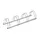 PARKING RACK 4 BICYCLES TUBES RENFORCES WITH WIDTH TYRE DIFFERENTES (LG117XL33XH26CM) PRODUIT FRANCAIS- 1 IN WIDTH 40 mm (1.50"), 2 IN WIDTH L50MM (2.10"), 1 IN WIDTH 70 mm (2.75")