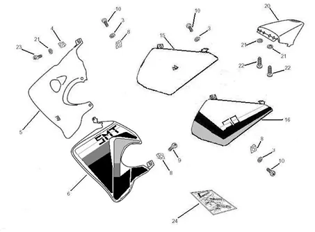 Couvertures laterales - Spoiler