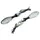 CLIGNOTANT UNIVERSEL REPLAY MINI OVALE 9 LEDS TRANSPARENT/NOIR CORPS ZAMAC (L 65mm / H 20mm / L 21mm) (HOMOLOGUE CE) (PAIRE)