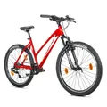 CONVENTIONAL BICYCLE MTB 26 LEADER FOX MXC RED 8-SPEED FRAME 14 INCHES (SIZE JUNIOR FILLE 140 TO 148 cm)