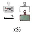 PLAQUETTE DE FREIN ROUTE / VTT SRAM RED ET FORCE eTaP AXS, LEVEL ULTIMATE ET TLM B1 (SWISSSTOP ORGANIC - DISC 35E) (VENDU PAR 25) - COMPATIBLE VAE