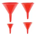 ENTONNOIR EN POLYETHYLENE ORANGE DIAMETRE 50-75-100-120 mm (JEU DE 4) -P2R