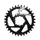 MTB CHAINRING DIRECT MOUNT FOR SRAM XX1-X01-X1-X0-X9 MICHE 32T ALUMINIUM BLACK 11-SPEED (OFFSET 6 mm)