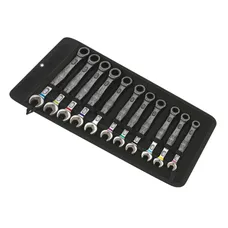 COMBINATION SPANNER A RATCHET WERA 6000 JOKER DIAMETER 8 A 19 mm (WITH FUNCTION RETAINING) CHROME MOLY (SET 11 PIECES) -BRAND GERMAN FOR THE WORKSHOPS