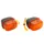 CLIGNOTANT SCOOT ADAPTABLE MBK 50 BOOSTER 1990>2003/YAMAHA 50 BWS 1990>2003 AV ORANGE/NOIR (PAIRE) ** -REPLAY