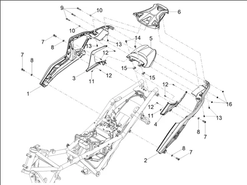 Carrosserie posterieure