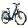 ELECTRIC BICYCLE/E-BIKE CITY 28 LEADER FOX NEBA UNISEX BLUE TIGRE 8-SPEED SHIMANO NEXUS MID-DRIVE MOTOR BAFANG M420 36-SPEED 80NM BATTERY 15AH (16,5'' - H43CM - SIZE S - FOR ADULT OF 158 cm TO 168 cm)