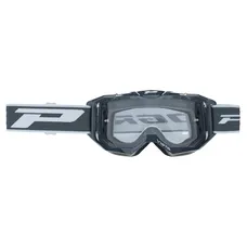 MASQUE/LUNETTES CROSS PROGRIP 3303 TR VISTA GRIS FONCE ECRAN TRANSPARENT ANTI-RAYURES/ANTI U.V./ANTI-BUEE (HOMOLOGUE CE-EN-N- AC-96025 REV.2)