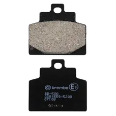 PLAQUETTE DE FREIN BREMBO POUR PIAGGIO 300 MP3 LT 2014>2019 AV, 500 MP3 LT 2014>2015 AV (SCOOTER CARBONE CERAMIQUE) -07108CC