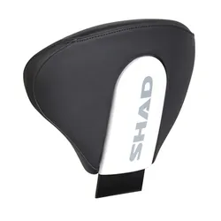BACKREST OF SEAT SHAD WHITE WITH LOGO (SOLD WITHOUT FITTING KIT) (D0RP08)