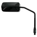 REAR-VIEW MIRROR SCOOTER REPLAY F1 DIAM10 REVERSIBLE BLACK (X1) -ROD LONG- **