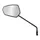 BICYCLE MIRROR LEFT ERGOTEC M-77 L PLASTIC/STEEL BLACK (MIROIR 120 X 80 X 55 mm)