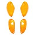CABOCHON CLIGNOTANT SCOOT ADAPTABLE PIAGGIO 50 TYPHOON 2006>, NRG MC3 AV+AR ORANGE (x4) (AVANT COMME NRG EXTREME MC3 + ARRIERE COMME TYPHOON) -REPLAY