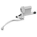 ADAPTABLE 50CC GEARED MOTORCYCLE BRAKE MASTER CYLINDER RIEJU 50 RR, MRX, SMX, MRT FRONT RIGHT SILVER (OEM: 0/000.820.8012) -P2R SELECTION